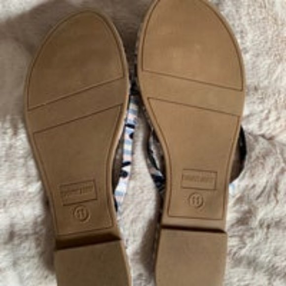 Sam & Libby Blue Olympia Flip Flop Sandals - Picture 3 of 4